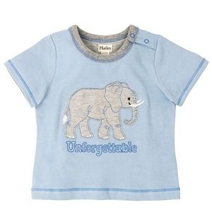 Hatley Baby Boys' Graphic Tee Shirt, Elephant